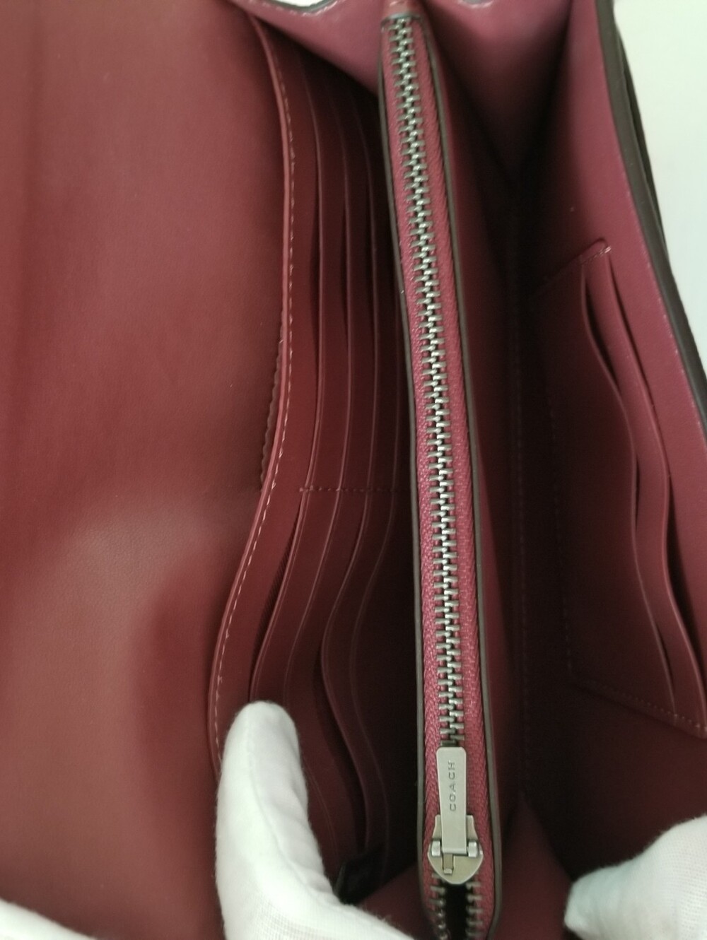 Coach Signature Colorblock Jade Chain Crossbody - Picture 10 of 14